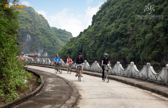 halong - lan ha bay-cycling