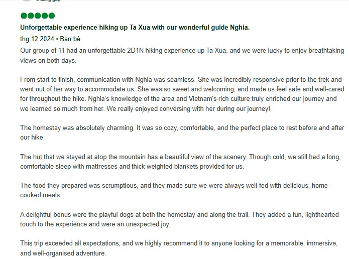 Review trekking ta xua Wan Yong t12.2024