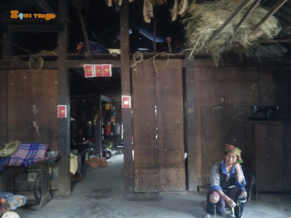 House of Hmong people in Tet holiday