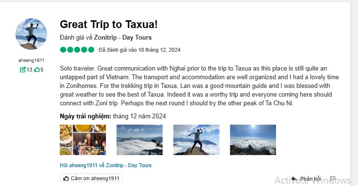 Ah Seng review trek Ta Xua