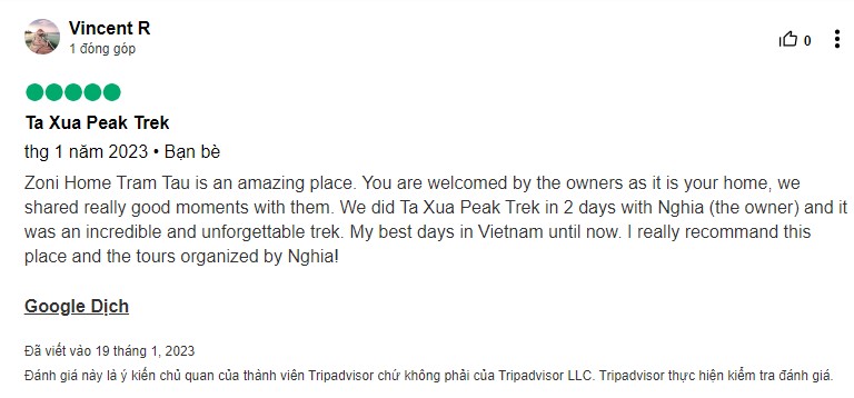 Review ta Xua- Vincent