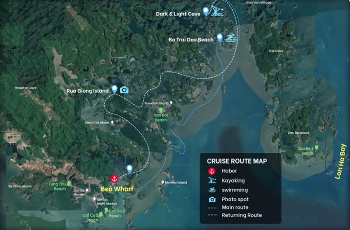 Lan Ha Bay Map