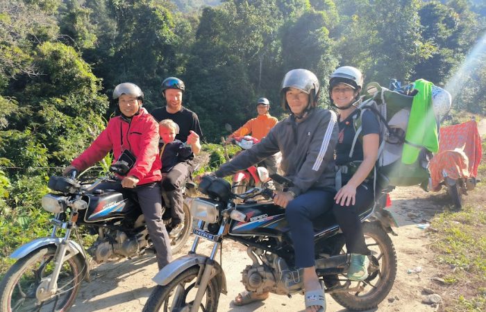 Motorbike Tram Tau tour to Hang De CHo waterfall Motorbike Tram Tau tour to Hang De CHo waterfall